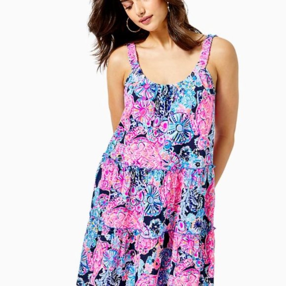 🐚 NWT Rare Lilly Pulitzer Loro Swing Dress 🐚 - Picture 2 of 8